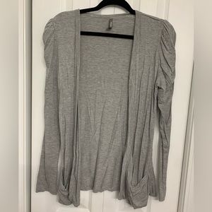 Charlotte Russe cardigan grey size m with pockets